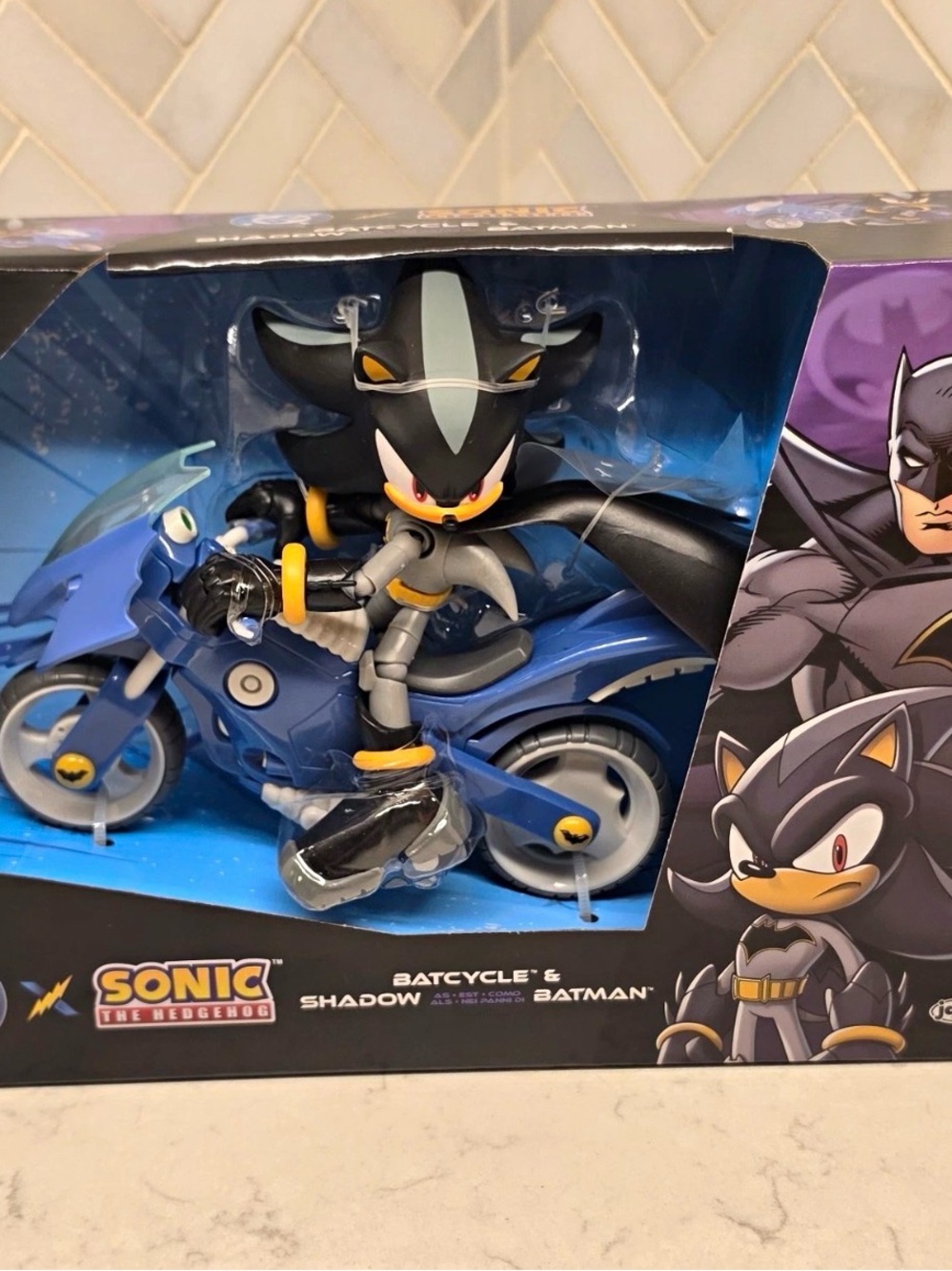 Sonic the Hedgehog Shadow with Blue Batcycle Action Figure